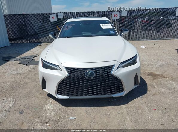 JTHCA1D26P5125026 2023 LEXUS IS 300 White Instrument cluster view