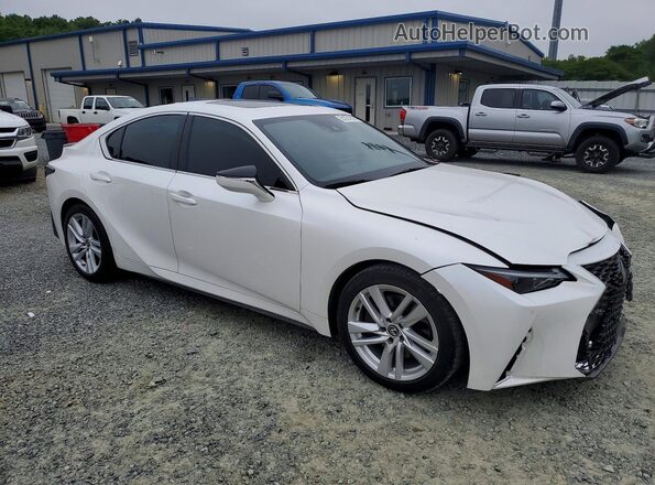JTHCA1D2XR5132340 2024 LEXUS IS White Առջևի աջ