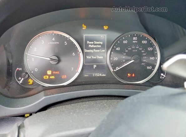 JTHCA1D2XR5132340 2024 LEXUS IS White Սարքավորումների վահանակի տեսք