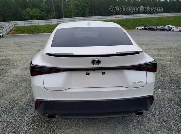 JTHCA1D2XR5132340 2024 LEXUS IS White Հետևի տեսք
