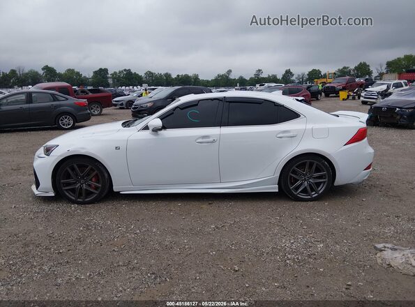 JTHCE1D22H5014480 2017 LEXUS IS 350 White Սալոնի 360 աստիճան տեսք