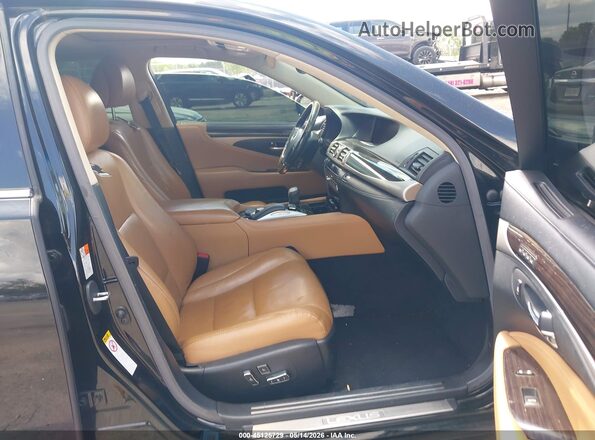 JTHCL5EF8G5027067 2016 LEXUS LS 460 Black წინა სალონის ხედი