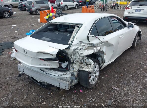 JTHCM1D24G5003305 2016 LEXUS IS 300 White Вид спереду