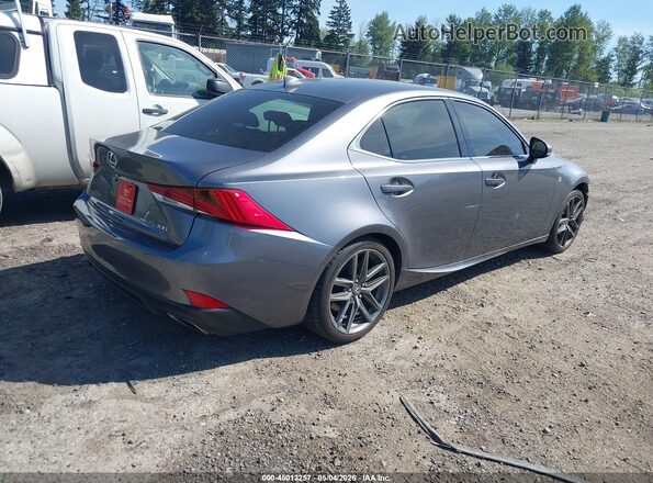 JTHCM1D24H5024527 2017 LEXUS IS 300 Серый Задняя правая четверть