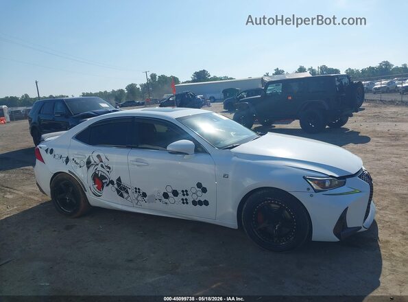 JTHCM1D26H5022987 2017 LEXUS IS 300 White Widok wnętrza z tyłu