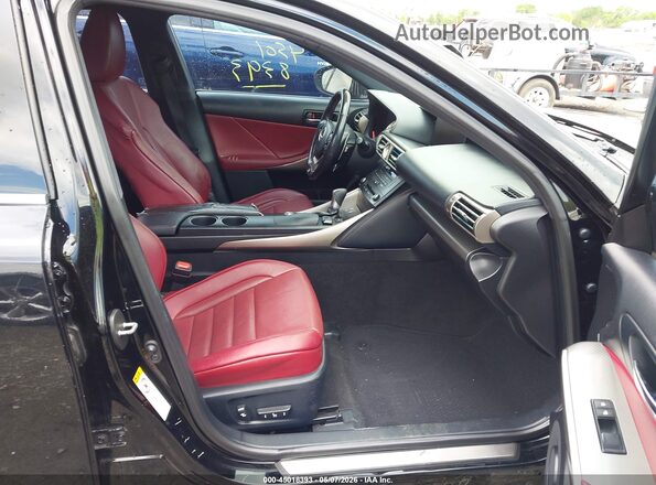 JTHCM1D27G5005582 2016 LEXUS IS 300 AWD Black Widok wnętrza z przodu
