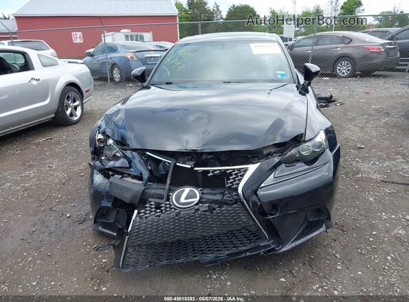 JTHCM1D27G5005582 2016 LEXUS IS 300 AWD Black Widok wnętrza z tyłu