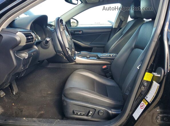 JTHCM1D27G5006098 2016 LEXUS IS Черный Вид салона спереди