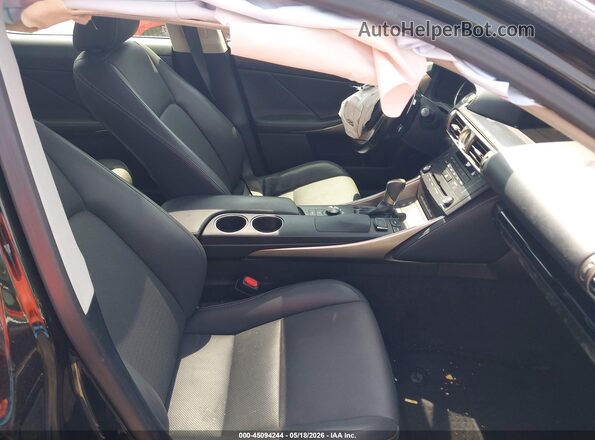 JTHCM1D27G5013200 2016 LEXUS IS 300 Black Front interior view