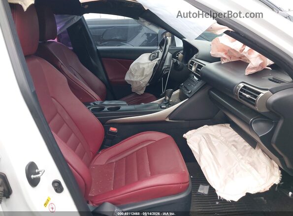 JTHCM1D28G5004201 2016 LEXUS IS 300 White Widok wnętrza z przodu