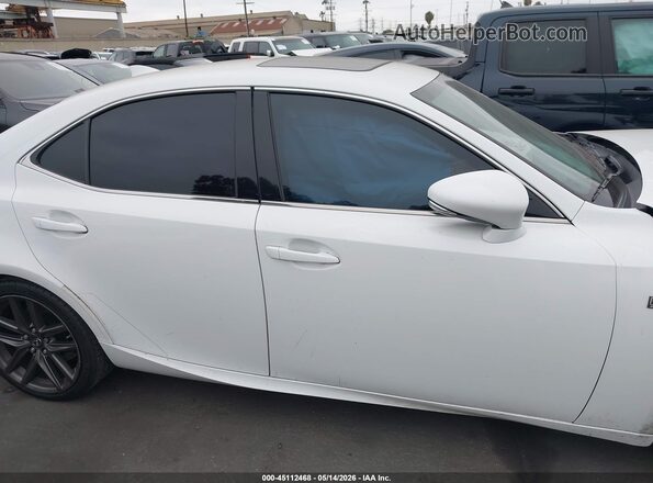 JTHCM1D28G5004201 2016 LEXUS IS 300 White Widok wnętrza z tyłu