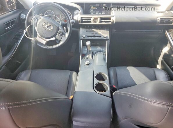 JTHCM1D29G5009293 2016 LEXUS IS Gray წინა პანელის ხედი