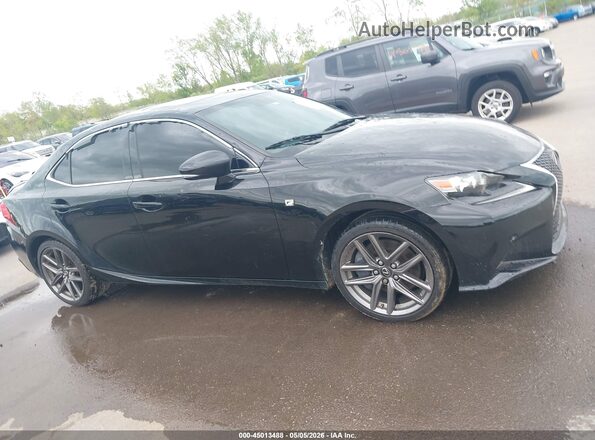 JTHCM1D2XG5006791 2016 LEXUS IS 300 Black უკანა სალონის ხედი