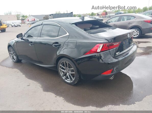 JTHCM1D2XG5006791 2016 LEXUS IS 300 Black უკანა მარცხენა