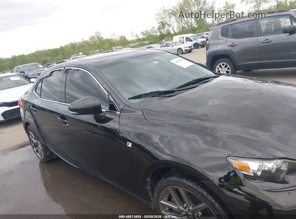 JTHCM1D2XG5006791 2016 LEXUS IS 300 Black წინა ხედი