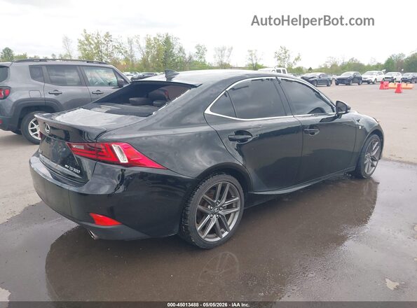 JTHCM1D2XG5006791 2016 LEXUS IS 300 Black უკანა მარჯვენა
