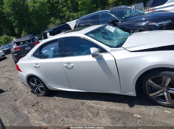JTHCM1D2XH5015637 2017 LEXUS IS 300 White Widok zestawu wskaźników