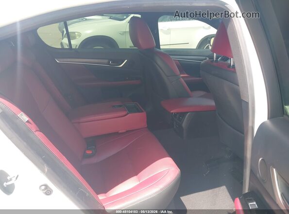 JTHCZ1BL0KA010975 2019 LEXUS GS 350 White Widok naklejki z numerem VIN
