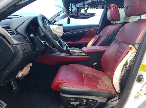 JTHCZ1BL2JA007865 2018 LEXUS GS White Widok wnętrza z przodu