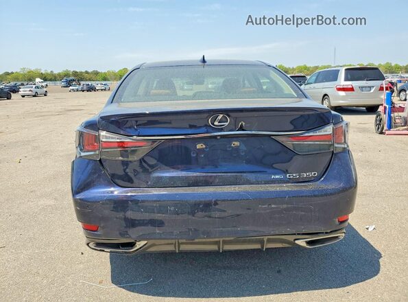 JTHCZ1BL3GA000979 2016 LEXUS GS Blue Widok z tyłu
