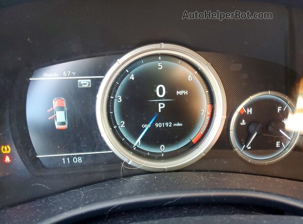 JTHCZ1BL3KA011344 2019 LEXUS GS Black Vista del cuadro de instrumentos