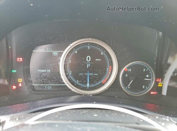JTHCZ1BL5JA009318 2018 LEXUS GS Black ხელსაწყოთა პანელის ხედი