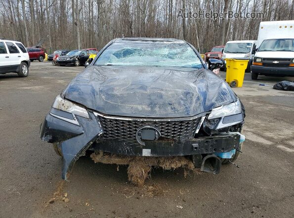 JTHCZ1BL5JA009318 2018 LEXUS GS Black წინა ხედი