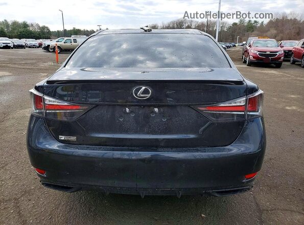 JTHCZ1BL5JA009318 2018 LEXUS GS Black უკანა ხედი