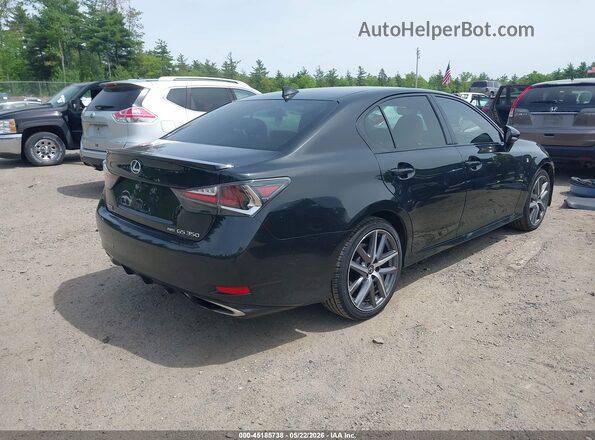 JTHCZ1BLXHA005131 2017 LEXUS GS 350 Black უკანა მარჯვენა