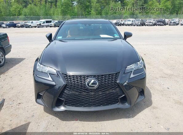 JTHCZ1BLXHA005131 2017 LEXUS GS 350 Black ხელსაწყოთა პანელის ხედი