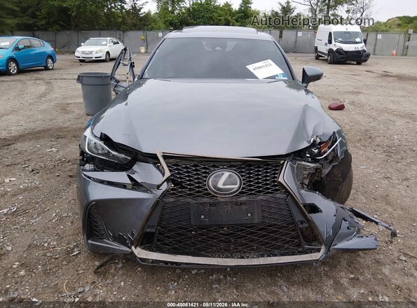 JTHCZ1D24J5015415 2018 LEXUS IS 350 Gray Instrument cluster view