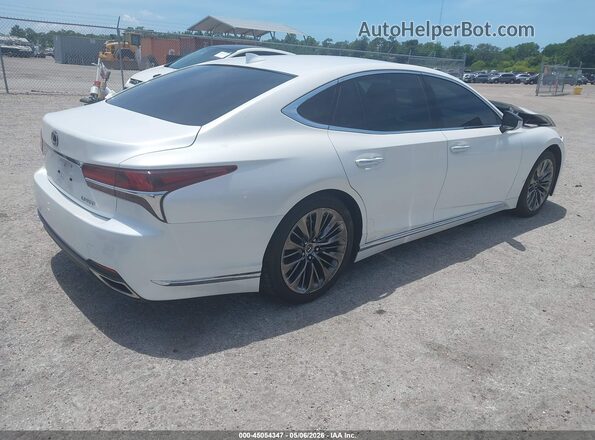 JTHD51FF1L5013026 2020 LEXUS LS 500 White Trasero derecho