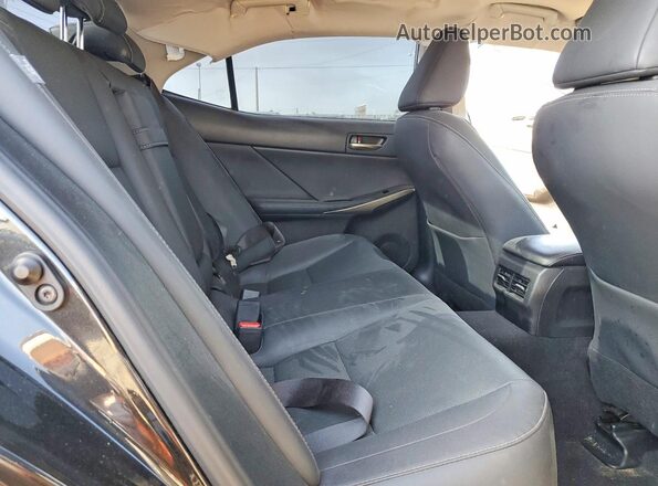 JTHDA1D20L5106454 2020 LEXUS IS Black Widok tylnych siedzeń