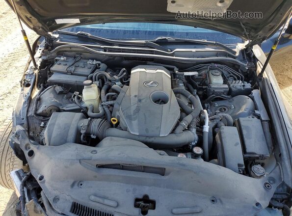 JTHDA1D20L5106454 2020 LEXUS IS Black Widok wnętrza z tyłu