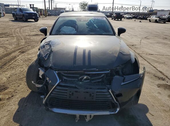 JTHDA1D20L5106454 2020 LEXUS IS Black Widok z przodu