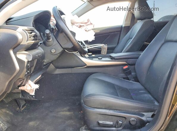 JTHDA1D20L5106454 2020 LEXUS IS Black Widok wnętrza z przodu