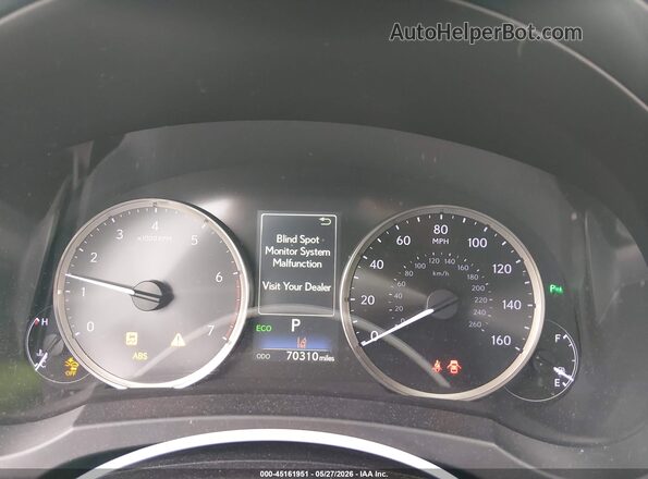 JTHDA1D22L5107315 2020 LEXUS IS 300 White Հետևի նստատեղերի տեսք