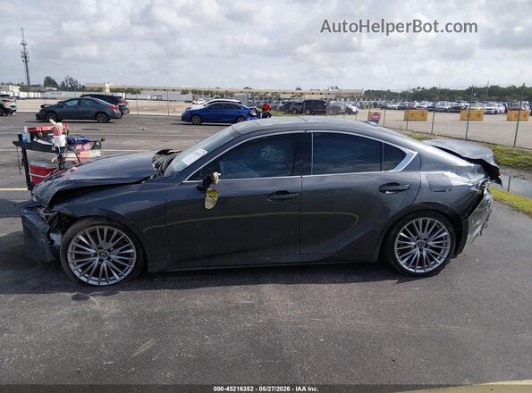 JTHDA1D25P5125068 2023 LEXUS IS 300 Gray Դիմացի տեսք