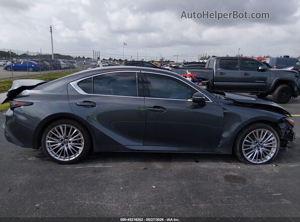 JTHDA1D25P5125068 2023 LEXUS IS 300 Gray Սալոնի 360 աստիճան տեսք