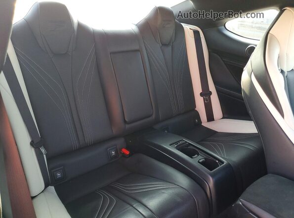 JTHDP5BC2M5008089 2021 LEXUS RC White Vista de los asientos traseros