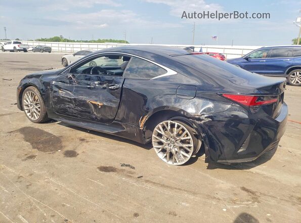 JTHDZ5BC9N5025810 2022 LEXUS RC Black Tył lewy