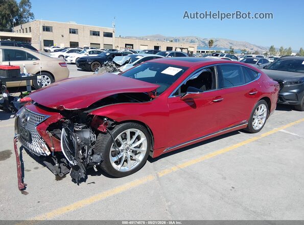 JTHEYLFF3L5010135 2020 LEXUS LS 500H Red Передня ліва чверть