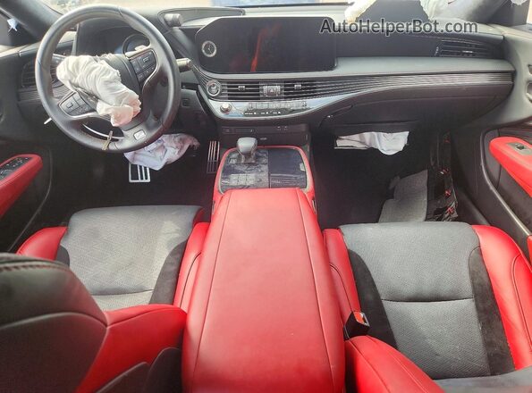 JTHF51GF2P5011542 2023 LEXUS LS Silver Widok deski rozdzielczej