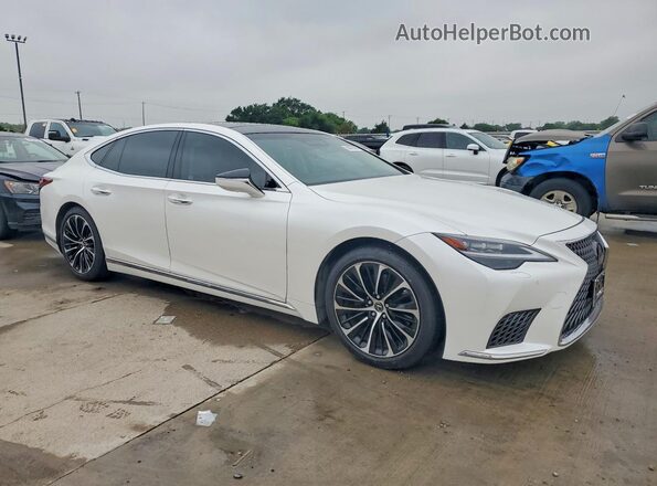 JTHG5LFF8N5015884 2022 LEXUS LS Белый Передняя правая четверть