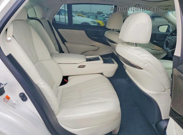 JTHG5LFF8N5015884 2022 LEXUS LS Белый Вид задних сидений