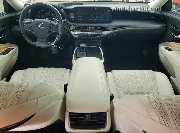 JTHG5LFF8N5015884 2022 LEXUS LS Белый Вид панели приборов