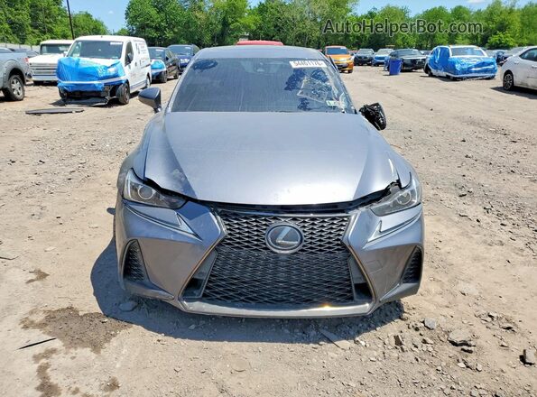 JTHG81F24L5040786 2020 LEXUS IS Gray Front view