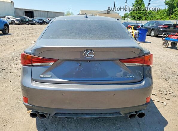 JTHG81F24L5040786 2020 LEXUS IS Gray Rear view
