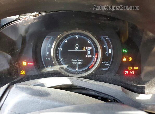 JTHG81F24L5040786 2020 LEXUS IS Gray Instrument cluster view