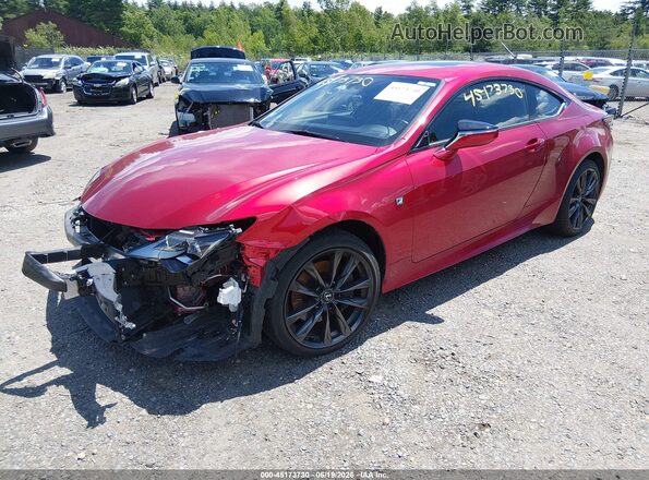 JTHG85EC1P5007008 2023 LEXUS RC 300 Red Առջևի ձախ երեք քառորդ տեսարան
